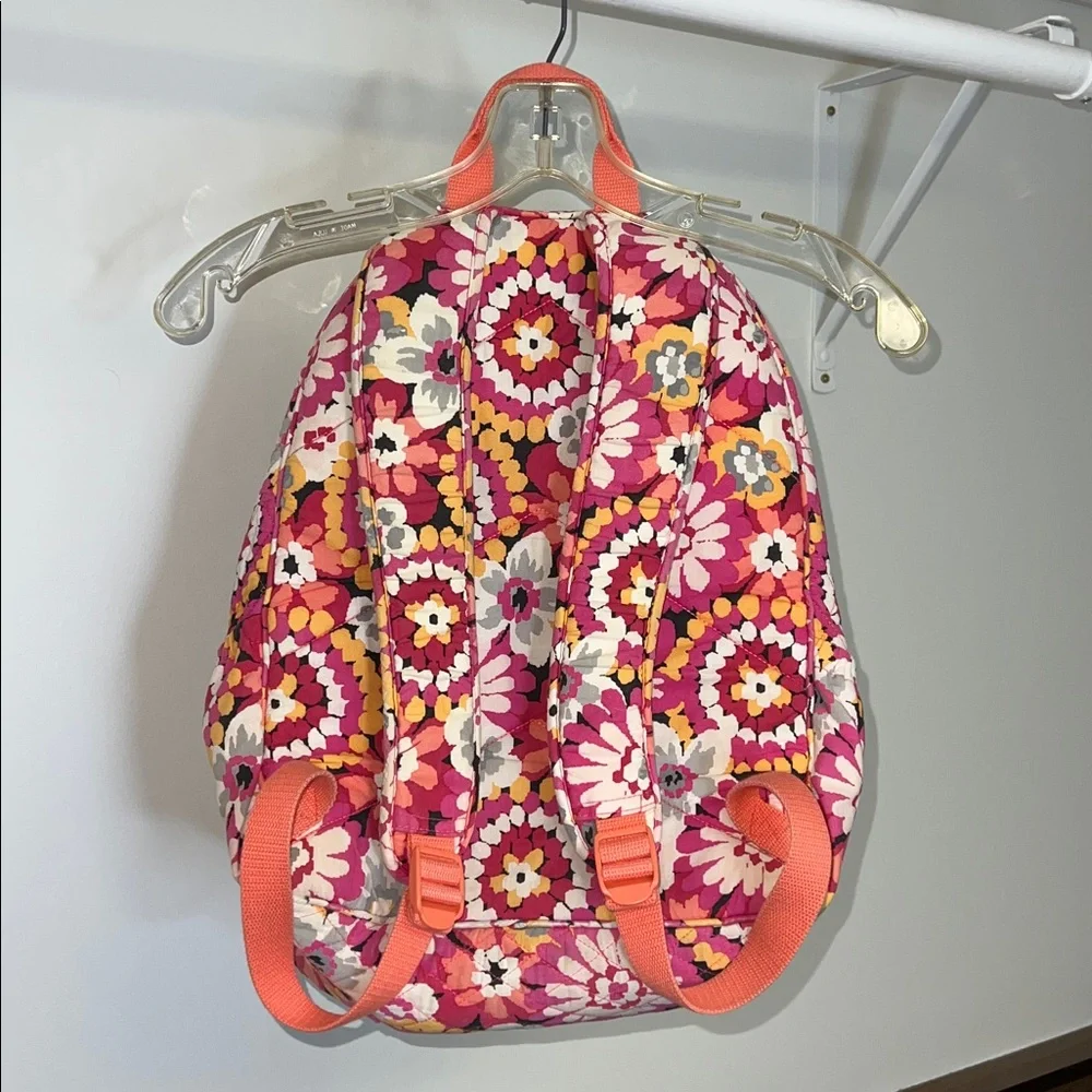 Vera Bradley Floral Quilted Pink Backpack- OS‎